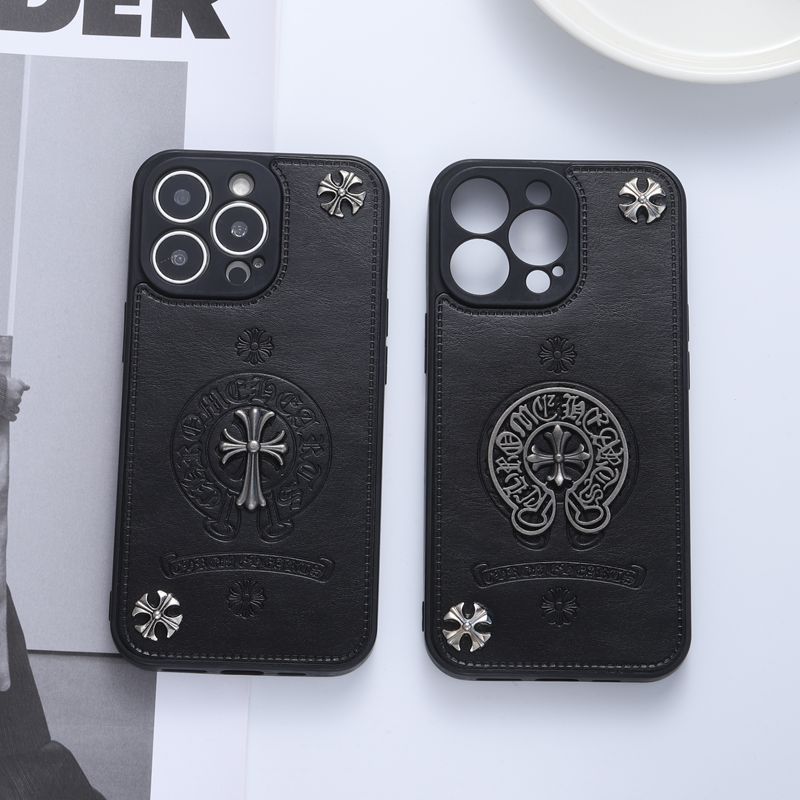 Trendy Leather Crocs-Style Phone Case Suitable for iPhone 15/16/17 Pro Max, Apple Full-Cover Anti-Drop Couple Phone Case Zdjęcie QC z 1688 na Qualit.ly