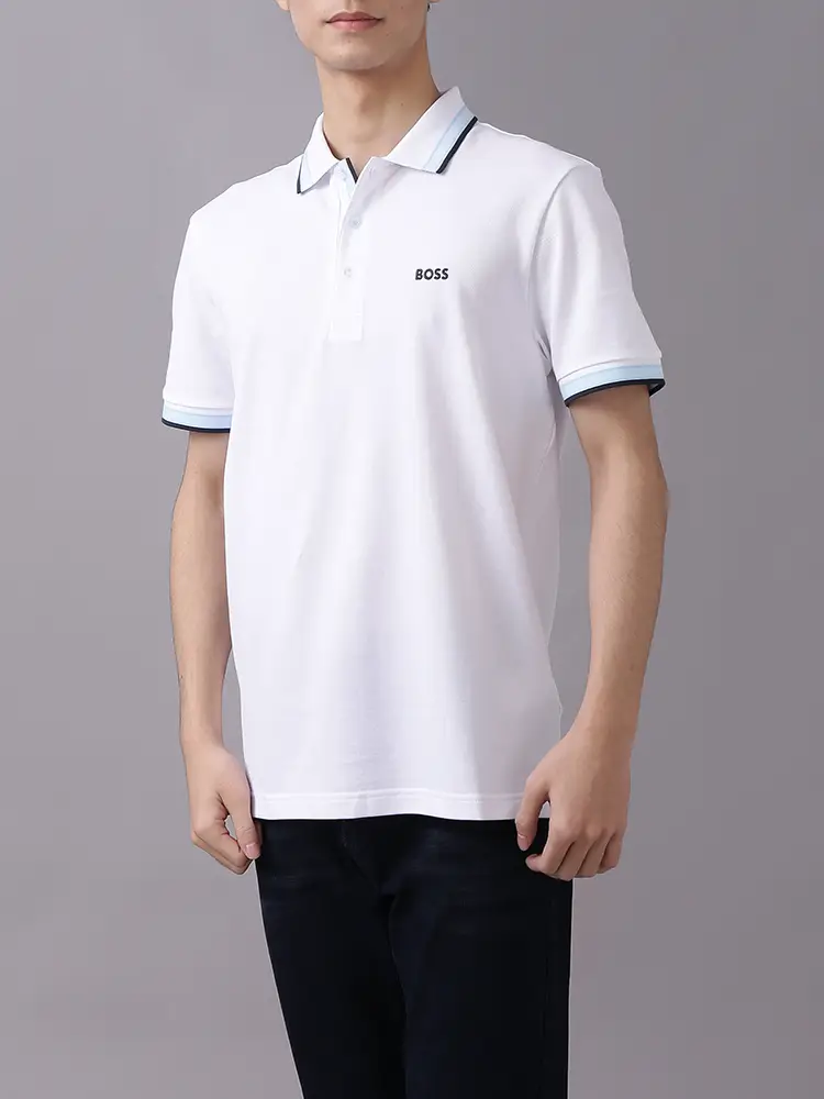 Yuguo Boss Men Business Casual Cotton Environmental-Friendly Fabric Short-Sleeved Men's Polo Shirt