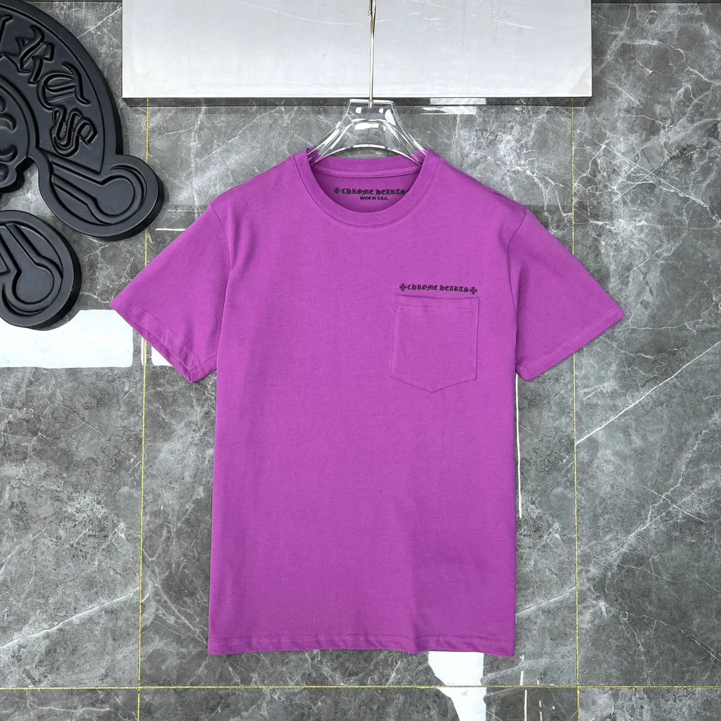 Correct Version of Chrome Hearts22Ss Mattyboy Graffiti Spider Web Short-Sleeved T-Shirt for Men and Women, Trendy