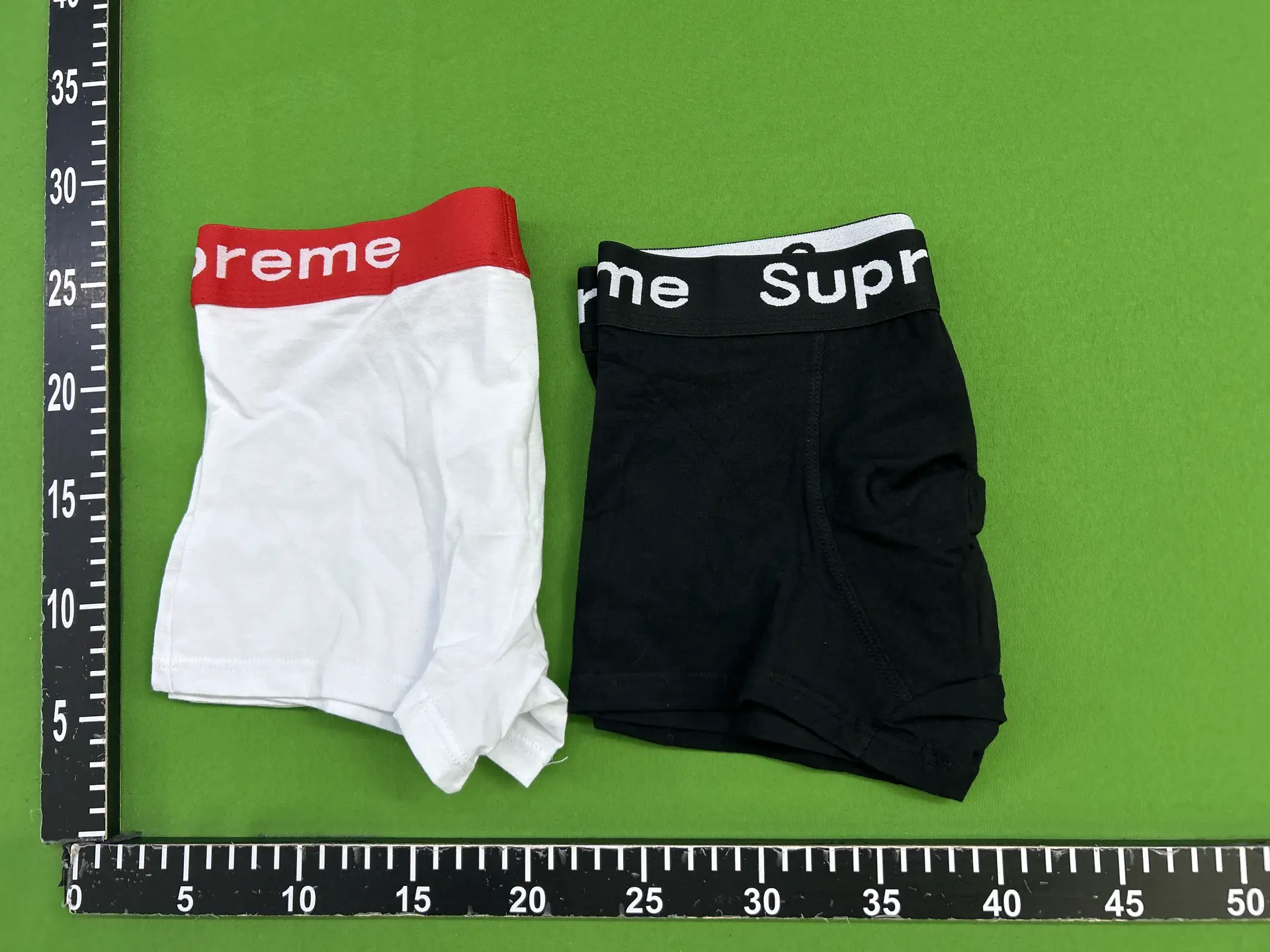Supreme Boxer Briefs White Red Black White