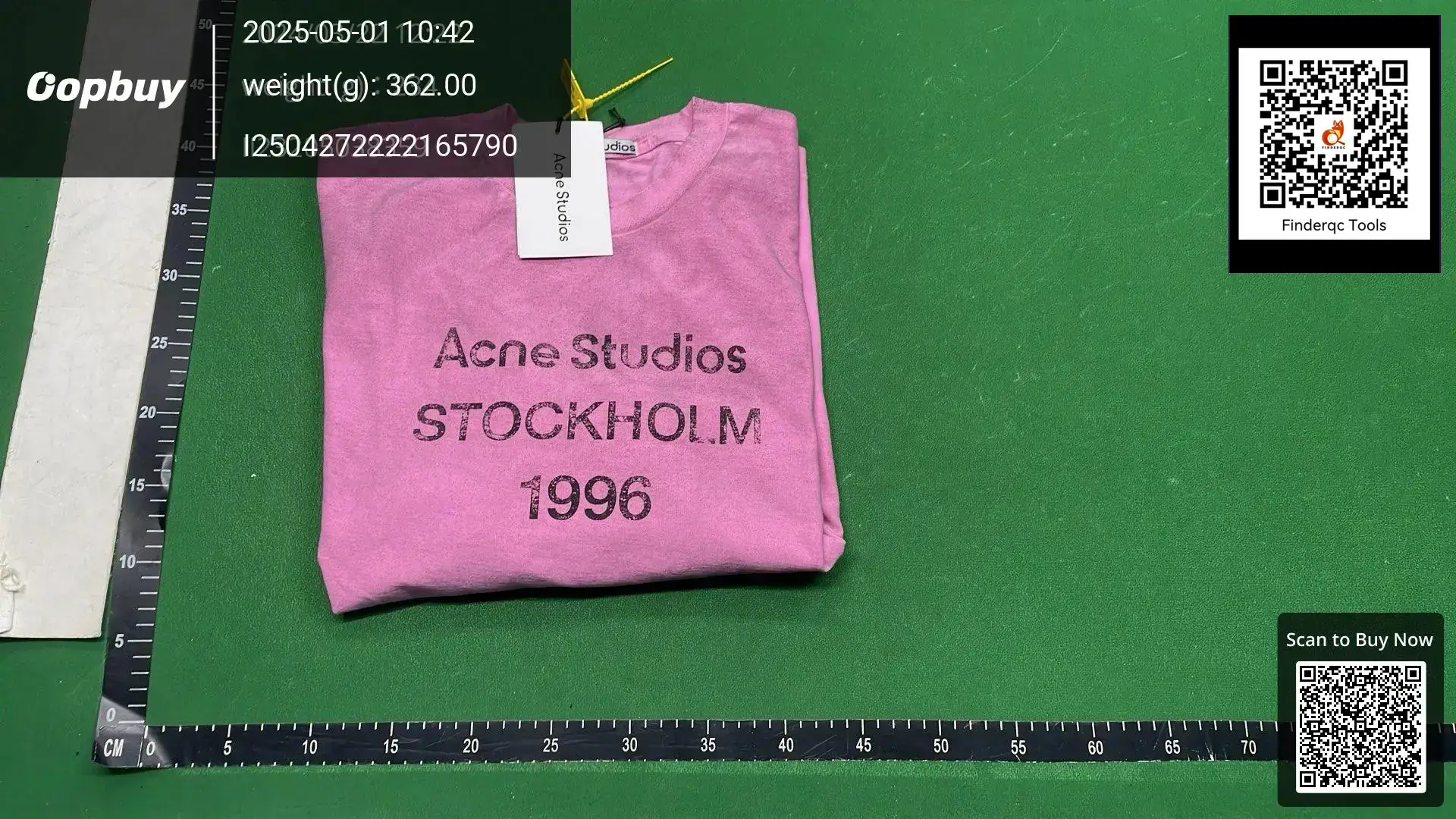 Acne Studios Stockholm 1996 Pink T-Shirt