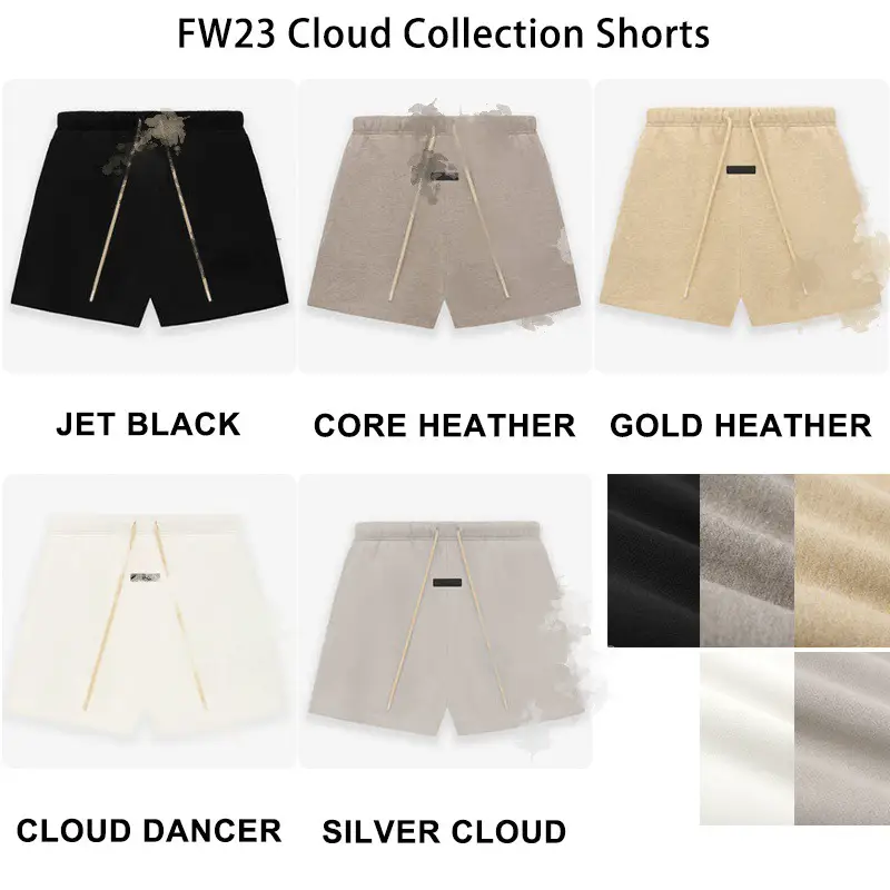 High-end goods Essentials shorts fashion brand leisure Fog high street 2023 summer men's and women's leisure high