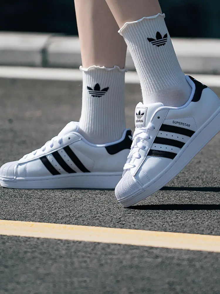Adidas Adidas Clover Women's Shoes 2025 Official Website Genuine Classic Shell Toe Couple Casual Sneakers for Men