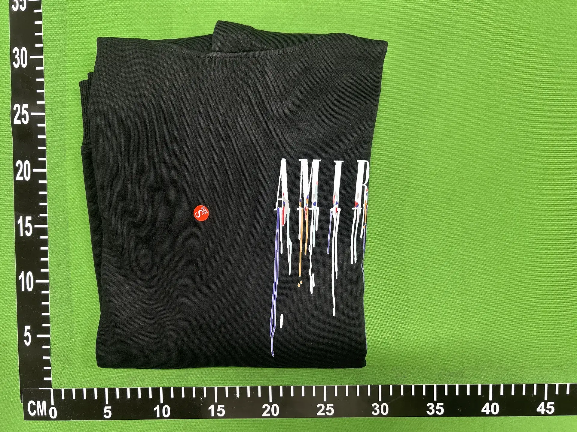 AMIRI Black Drip Graphic Sweatshirt