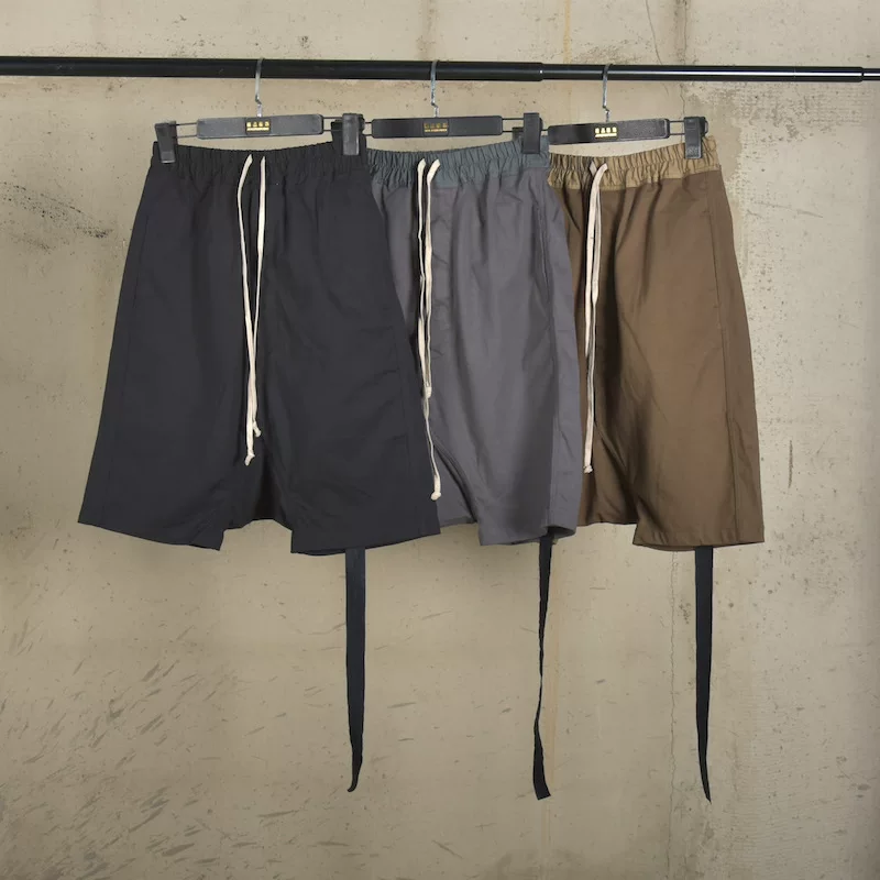 RO25 High Street Dark Classic Knitted Thin Summer Haren Haren Pants Youth Fashion Trend Pentagram Pants Men