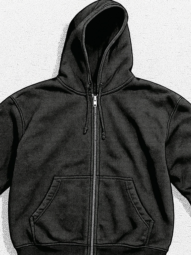 MVT tricky zip hoodie