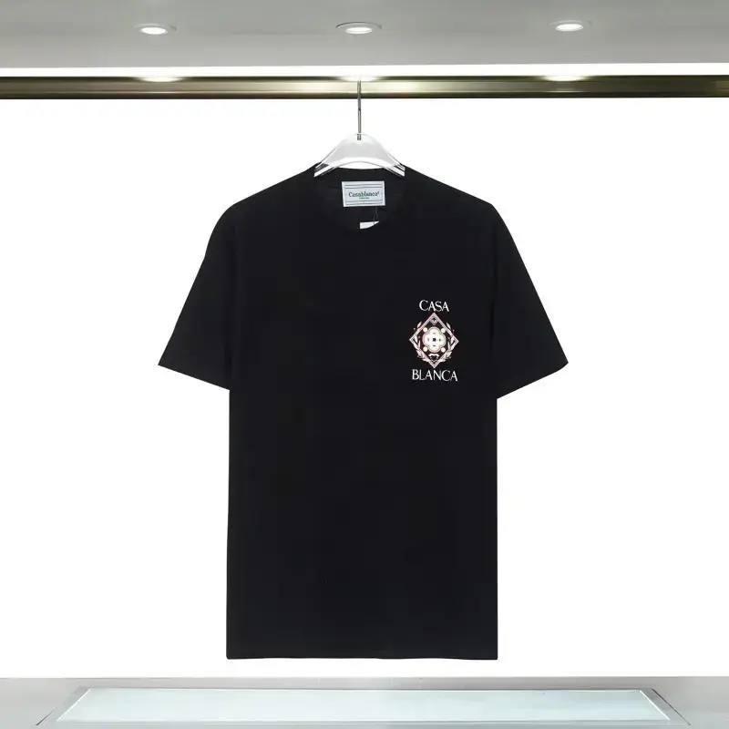 Casablanca 23 Spring/Summer New Dream Gate Star Castle Casa Letter Logo Short Sleeve Couple T-Shirt