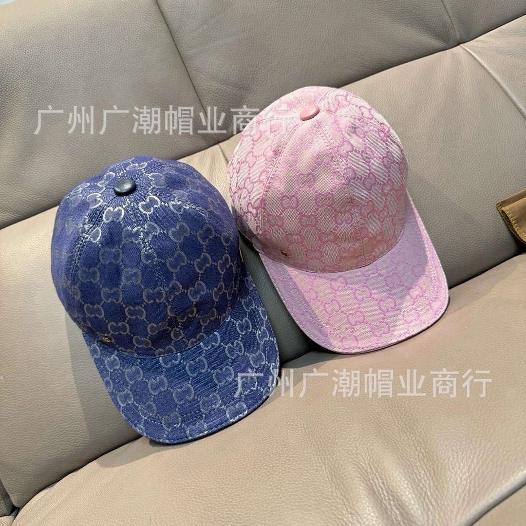 轻者风老花满印鸭舌帽多色可选软顶棒球帽显脸小遮阳帽现货