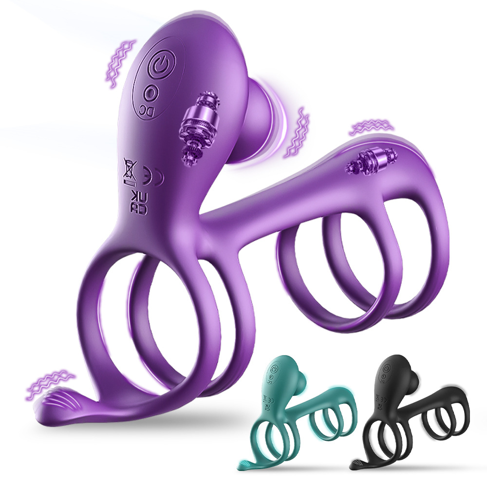 Le Ya Morgana Silicone Vibrating Delay Ring for Men, Adult Novelty Products, Wholesale from Manufacturer