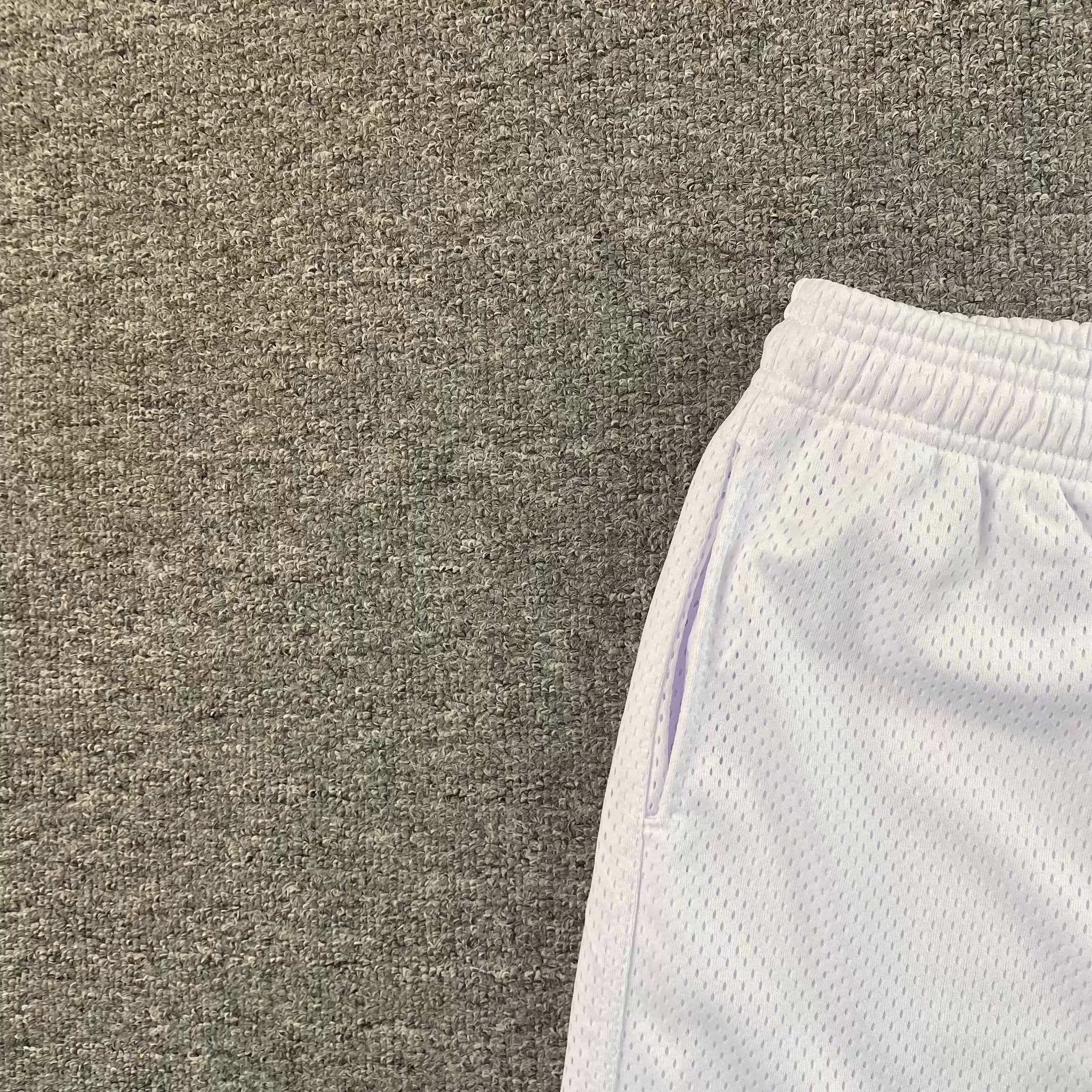 Casual sports letter logo printed football mesh shorts