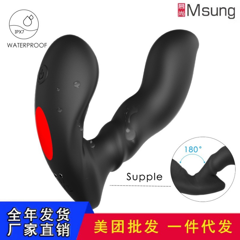 Shander Prostate Massager Couples Shared Vestibule G-Point Clitoral Massager Wireless Remote Control Anal Plug