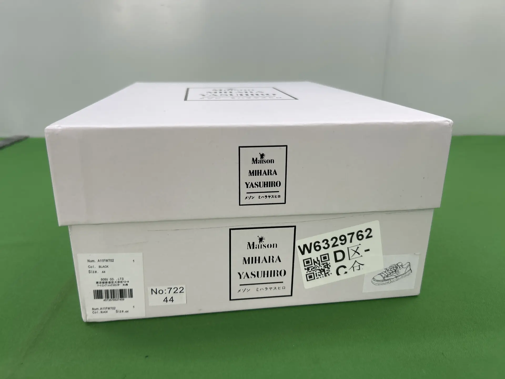 Maison Mihara Yasuhiro Original Sole Low Top Sneaker Black