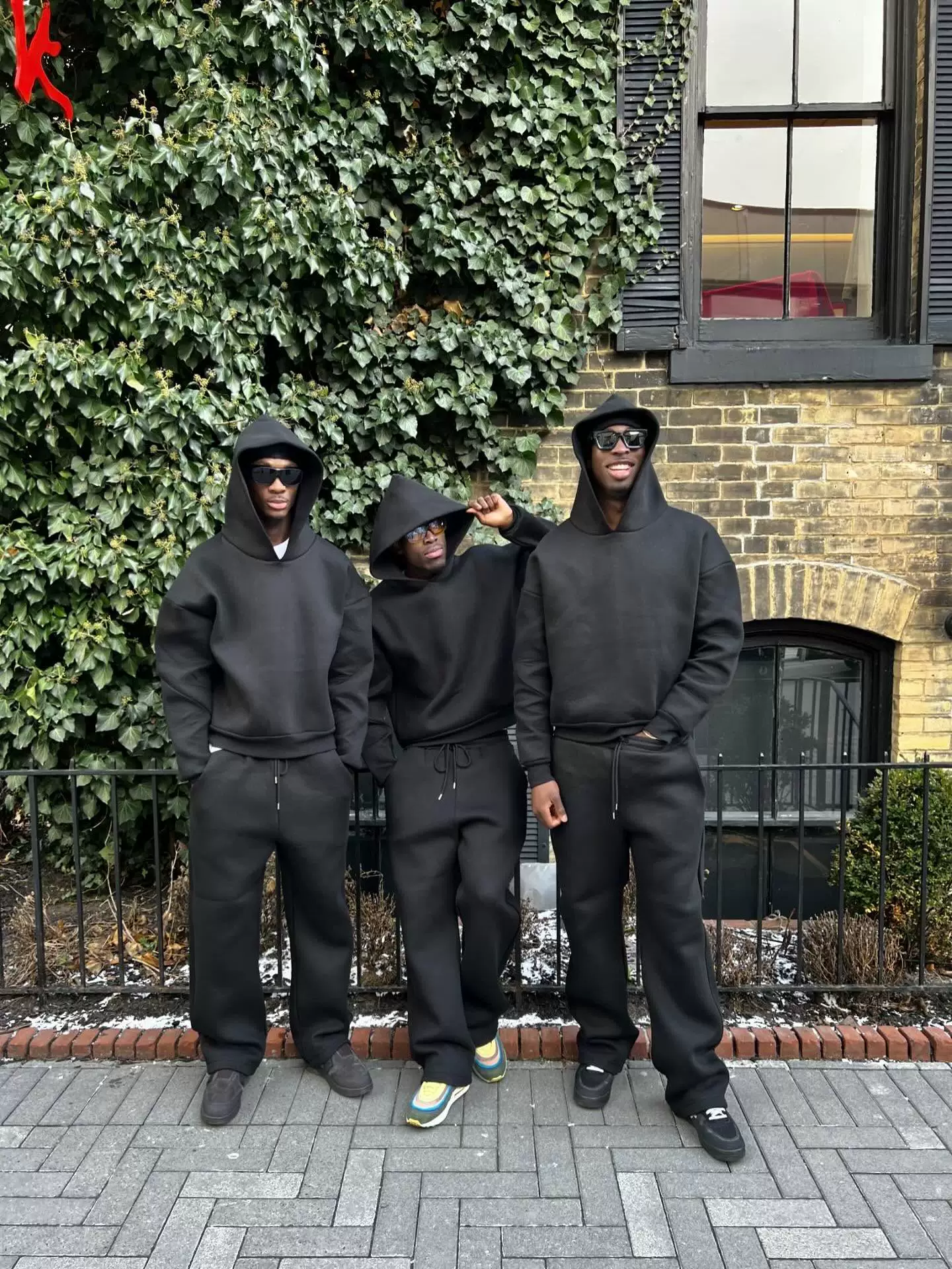Saint Alexander Tracksuit American Street Hip-Hop Air Layer Fluffy Sweatshirt Men's Trendy Suit QC-foto van TAOBAO op Qualit.ly