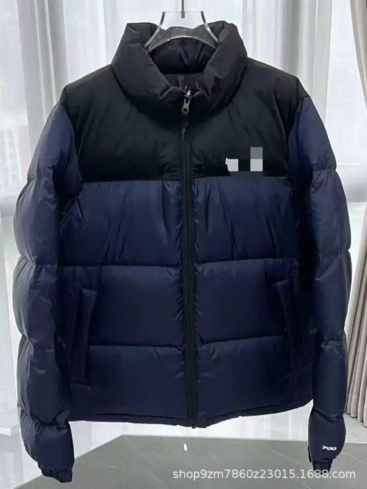 美版冬季1996棉服防寒保暖加厚棉服男女刺绣休闲棉衣北家外套跨境