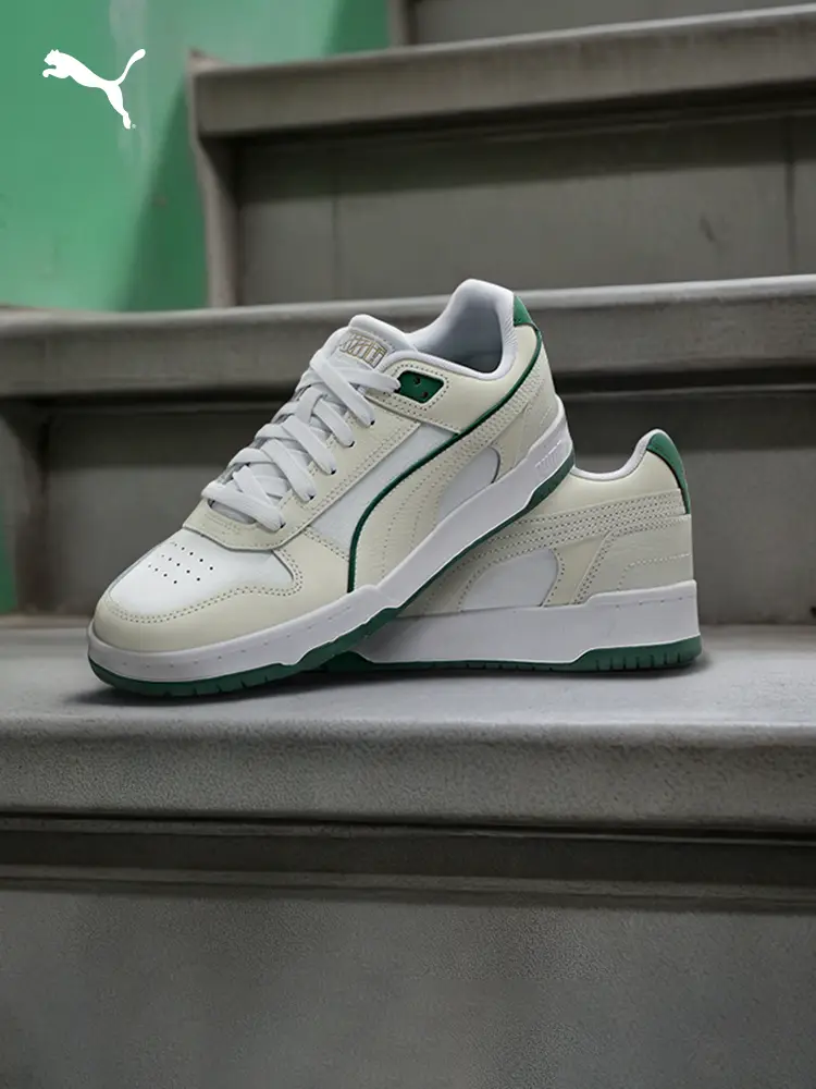 Retro Panda Color Breathable White Shoes Men's and Women's Puma Easiest for Match Low Top Casual Sneakers Rbd 386373