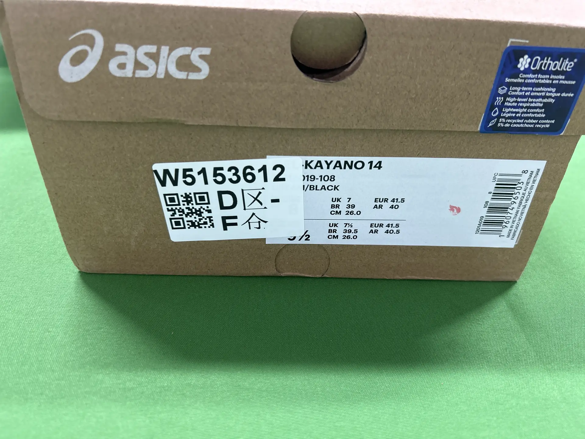 Asics Gel-Kayano 14 Black