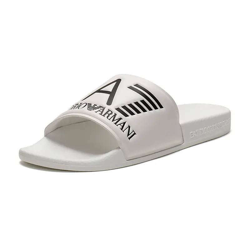 Ea7 Armani Men Women's Neutral Polyurethane Slippers Beach Shoes Xcp001 Xcc22