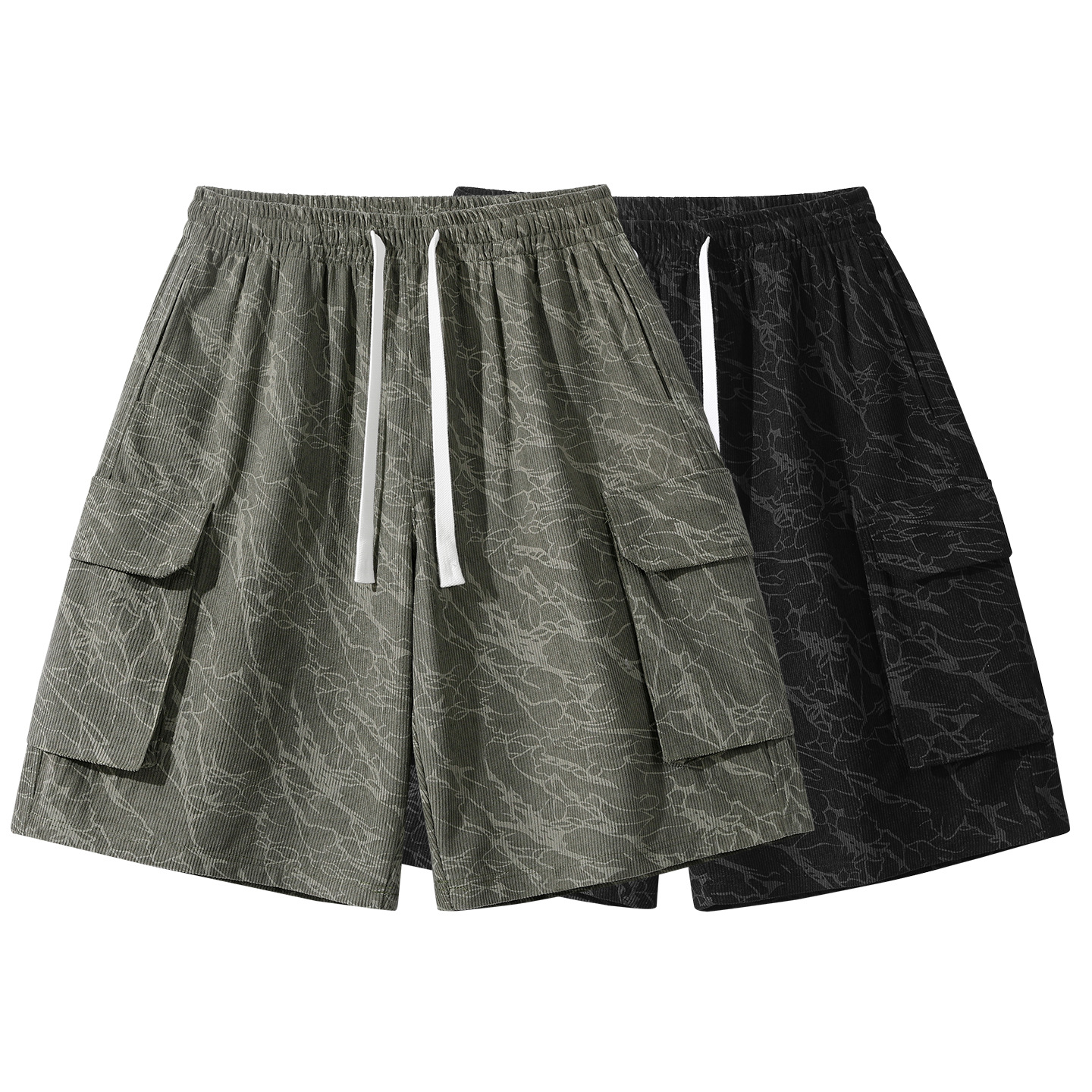 2026 New Men's Trendy Loose Shorts Summer Beach Casual Sports Shorts Trendy Five-Point Pants