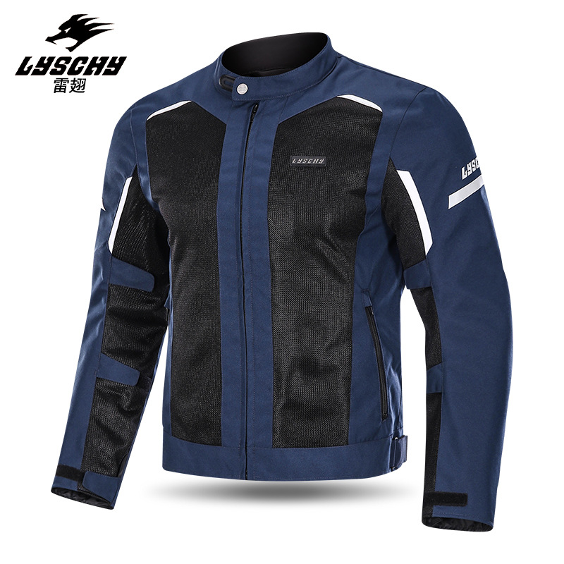 LYSCHY Thunder-wing Motorcycle Riding Suit Summer Mesh Men's and Women's Drop-resistant Breathable Motorcycle Racing Jacket Reflective Jacket