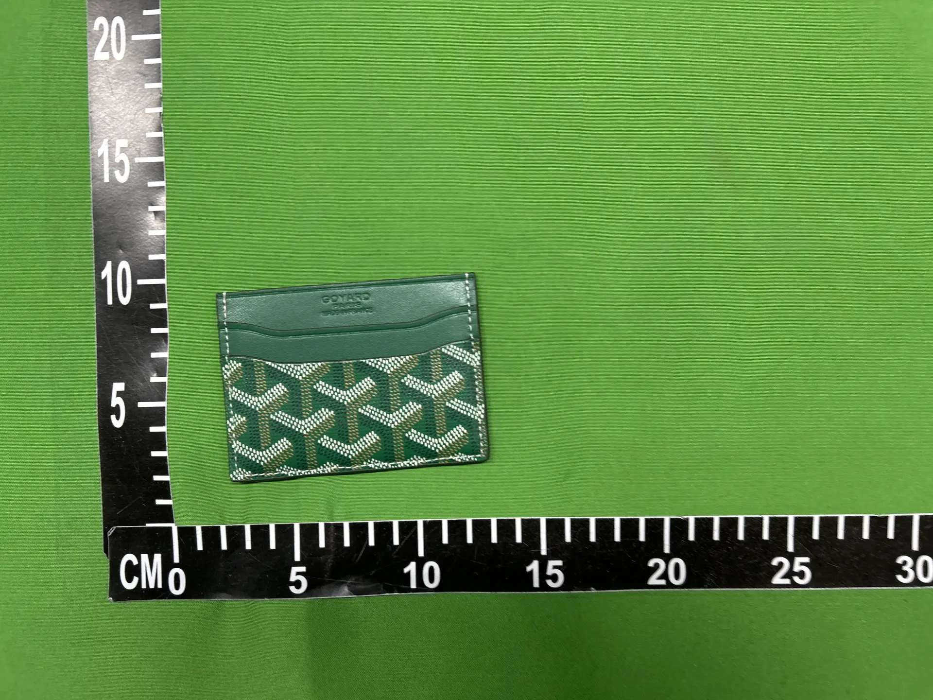 Goyard Card Holder Green