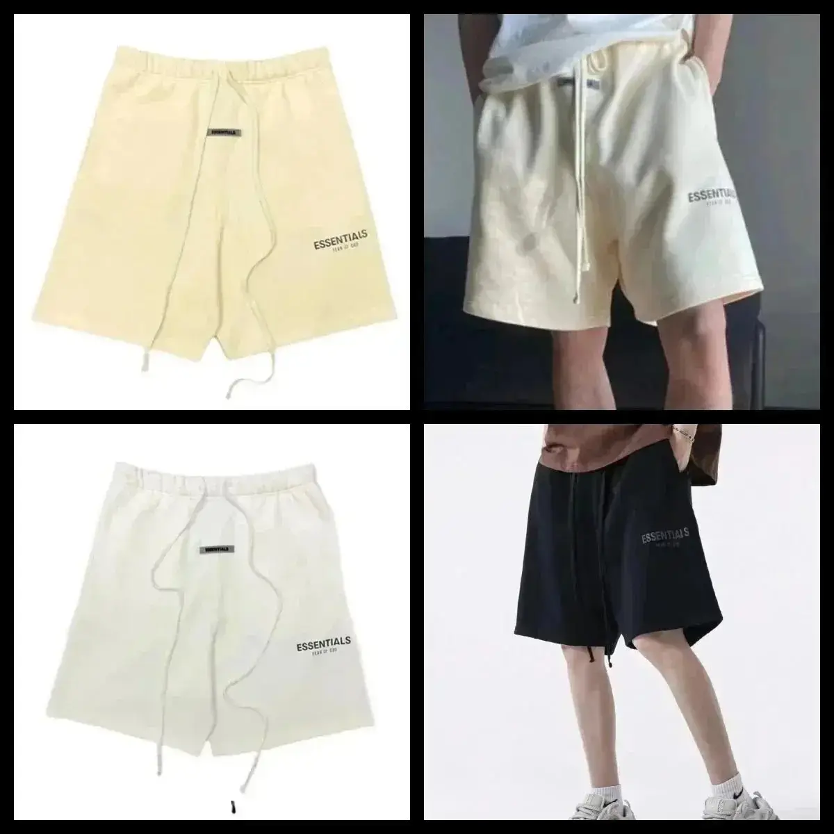Essentials Fear of God Shorts Cream