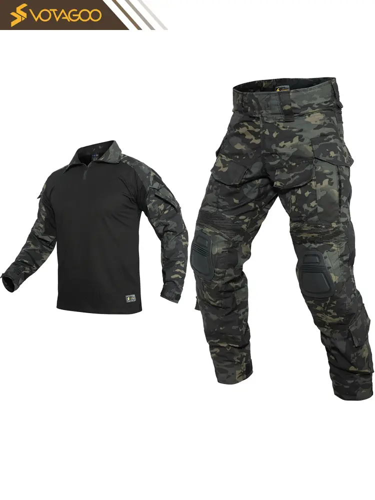 Votagoo G3 Tactical Frog Suit Military Camouflage Field Training Combat Suit Suit Outdoor Cs Water but Training Suit
