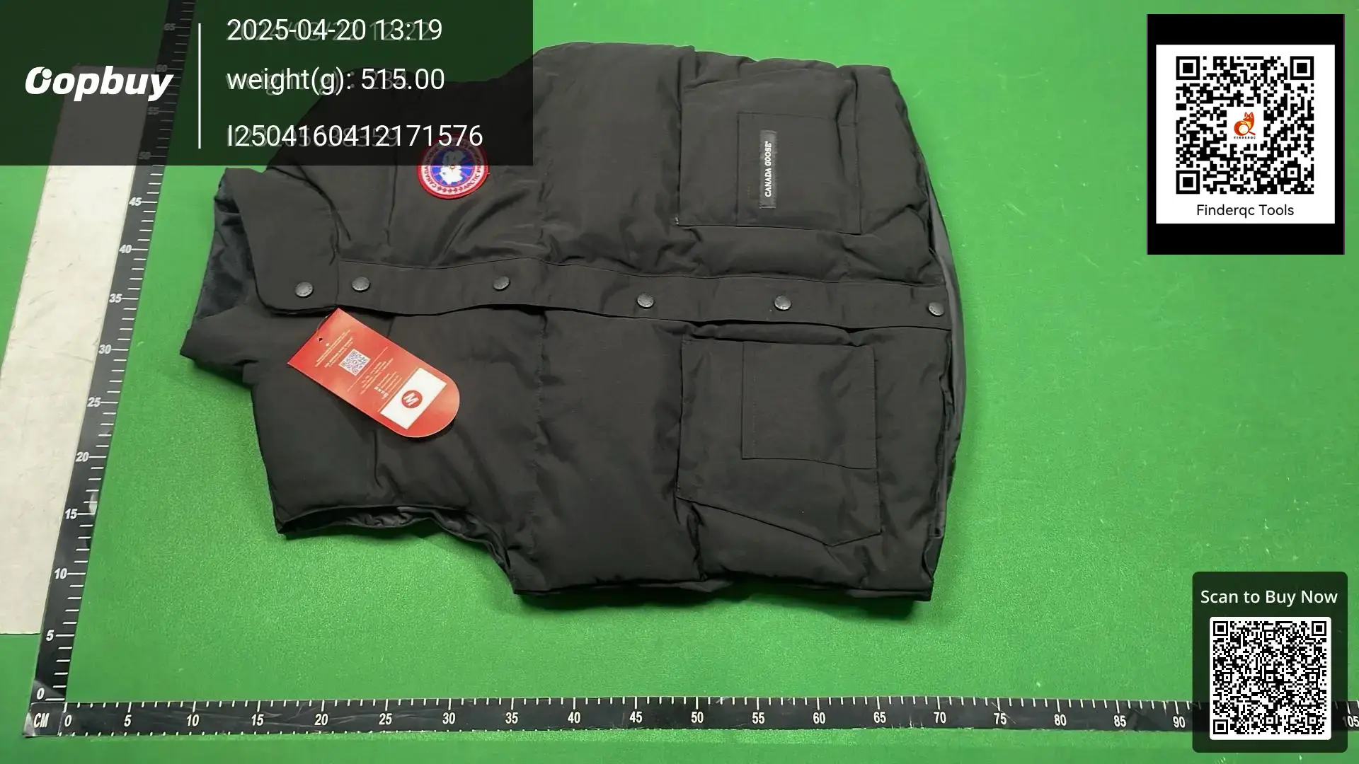 Canada Goose Black Puffer Vest
