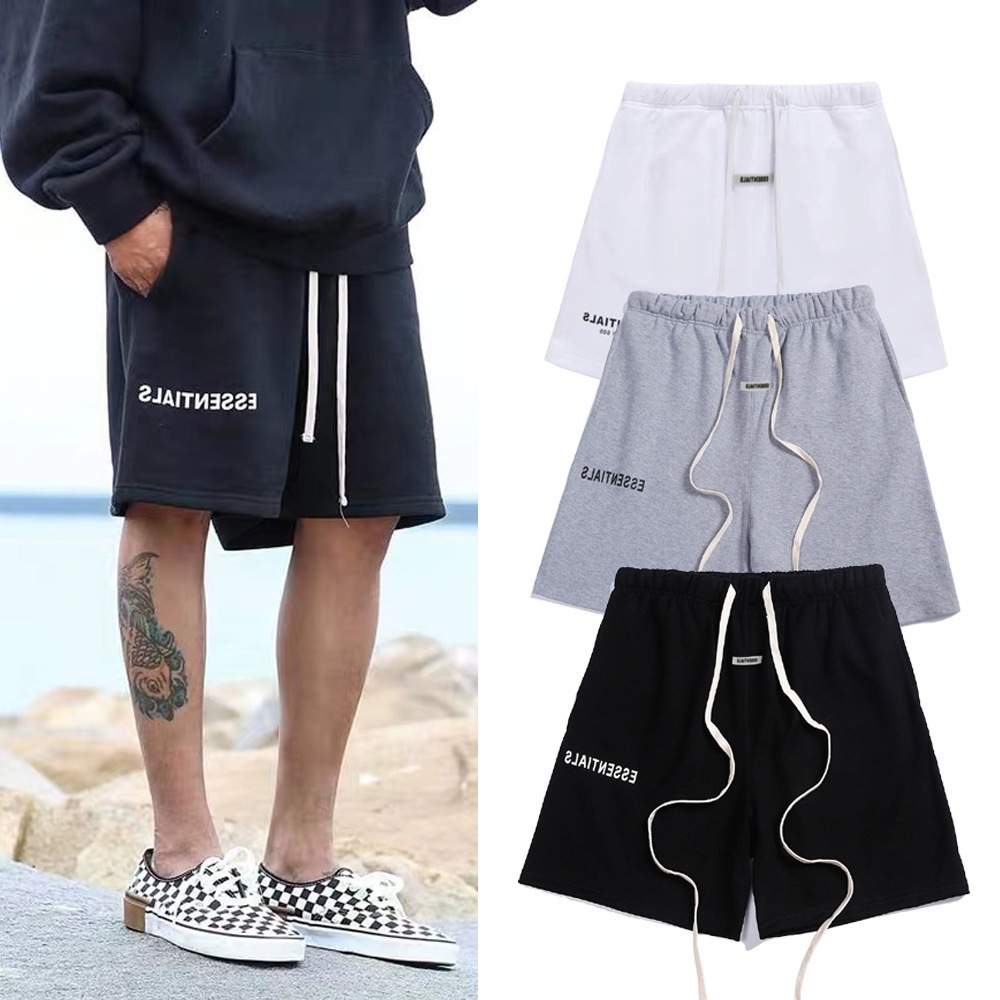 Fog Summer Shorts Men's High Street Essentials Multi-Thread Trendy Brand Fg Loose Sports Casual Pants