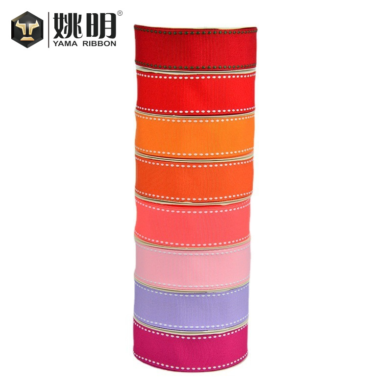 Yao Ming 1 Inch Thread Belt Jumper Ribbon Gift Packaging Garment Accessories Lace Cake Plaid Red Plaid Ribbon