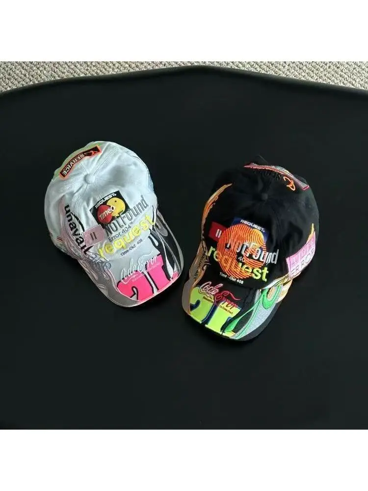 Vibe Acw25 New 19 Dark Web Season Charming Ultra-Rare Multi-Thread Embroidery Gray Color Baseball Casual Cap