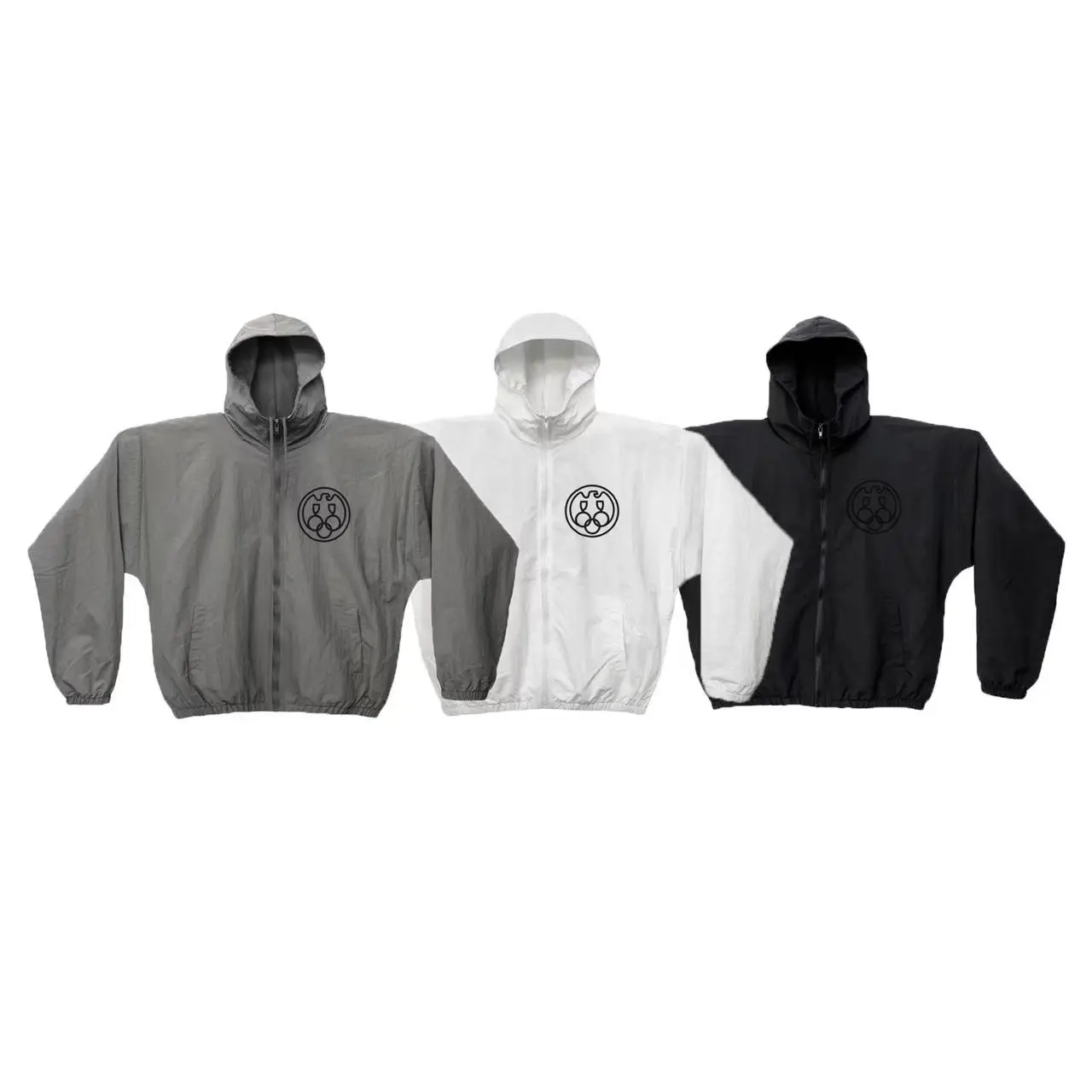 Yzy Kanye Kanye Joint Gosha Sun Protection Printed Zipper Hooded Windbreaker Jacket Jacket Trendy Men