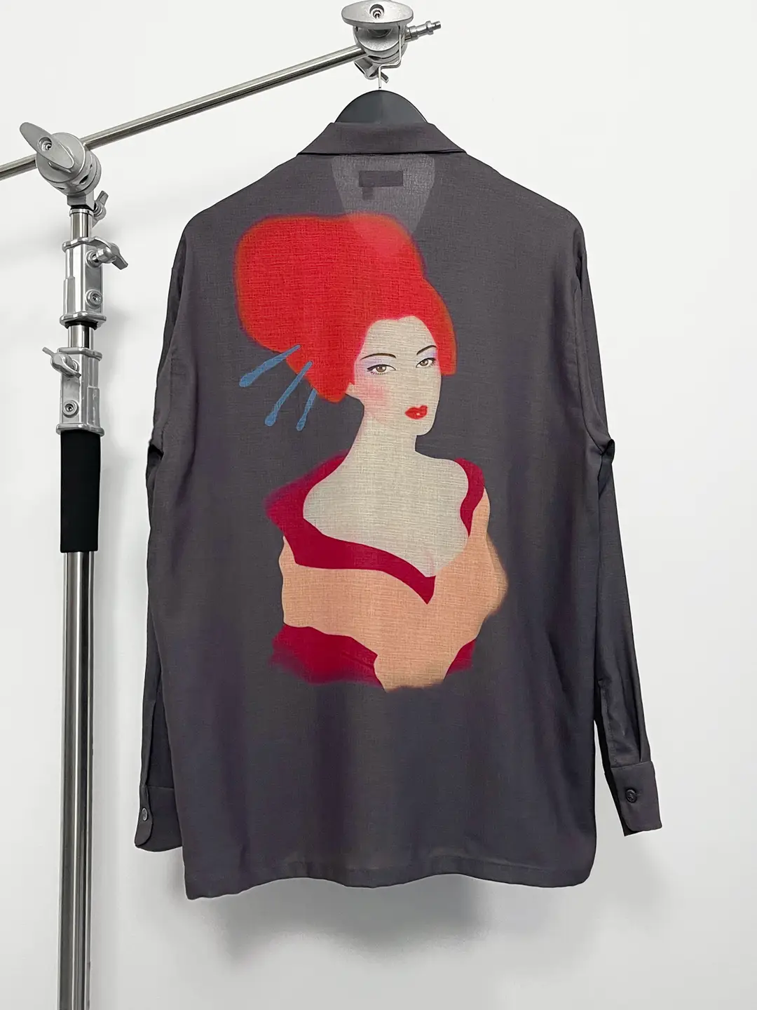[Ready Stock] Yamamoto Style Yoh02Ssji Archive Japanese-Style Diva Portrait Mesh Sunscreen Shirt Jacket