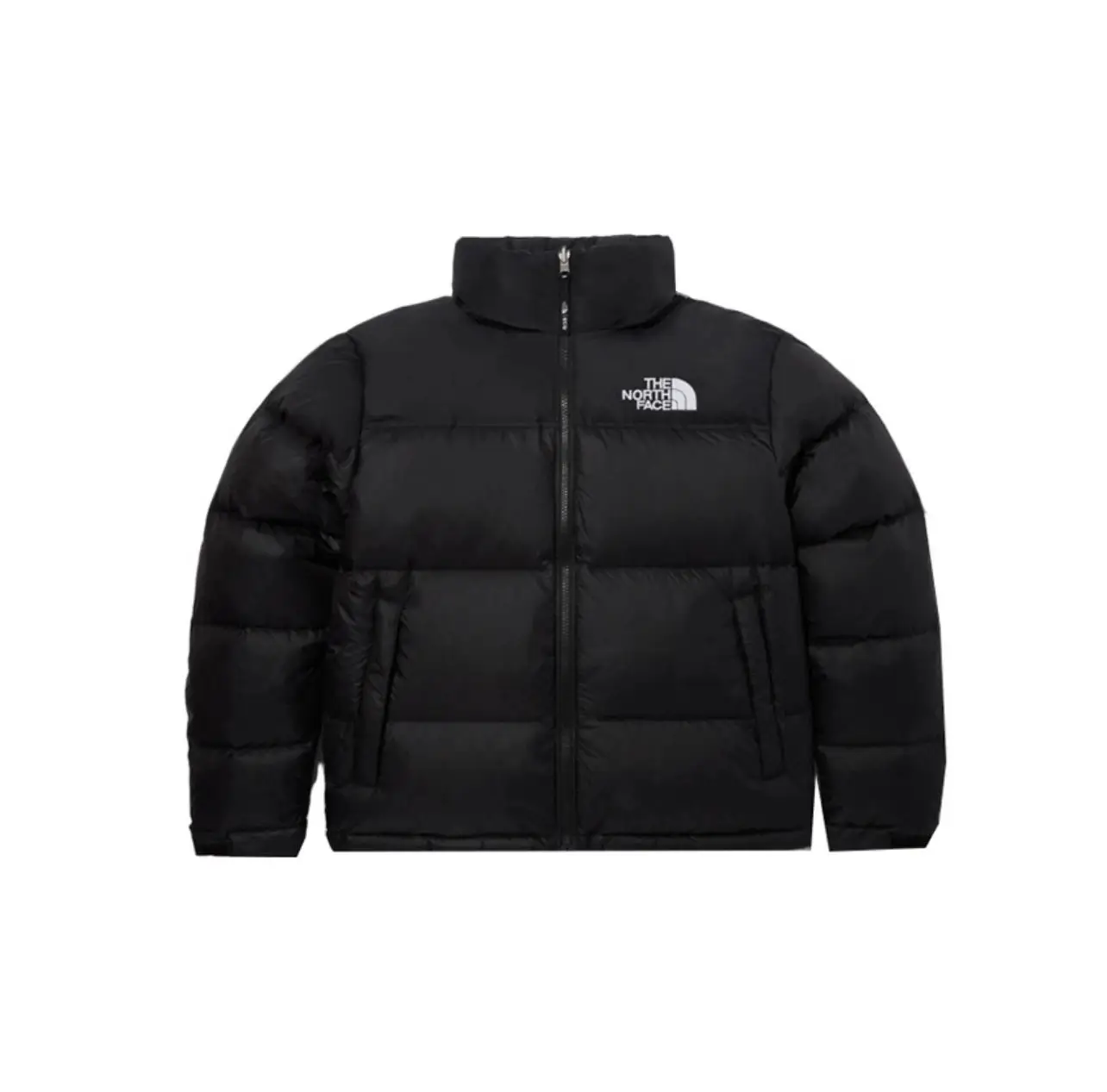 The North Face The North Face Down jacket THE 1996 series solid color casual sports collar stowable hooded down jacket winter couple models black classic NJ1DP75A