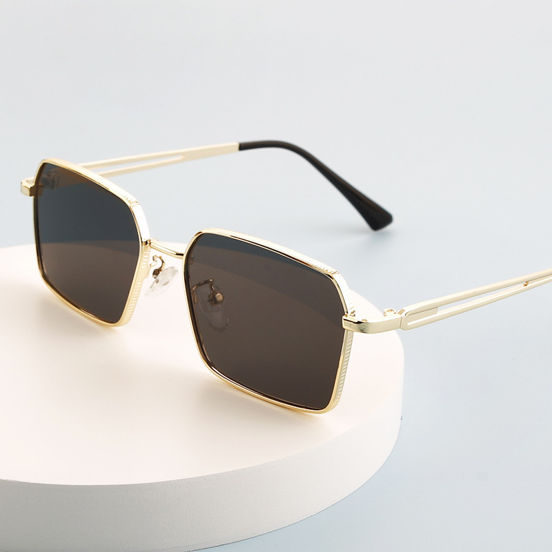 Douyin Xiaohongshu Same Style Sunglasses for Men, Retro Trendy Cross-Border Sunglasses for Women, High-End Driver's Glasses Bq9338