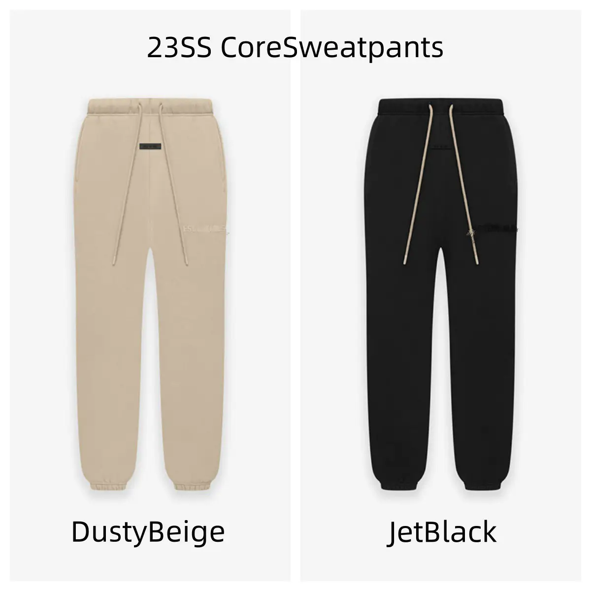 23Ss Coresweatpants 23 Types of Black Core Pants