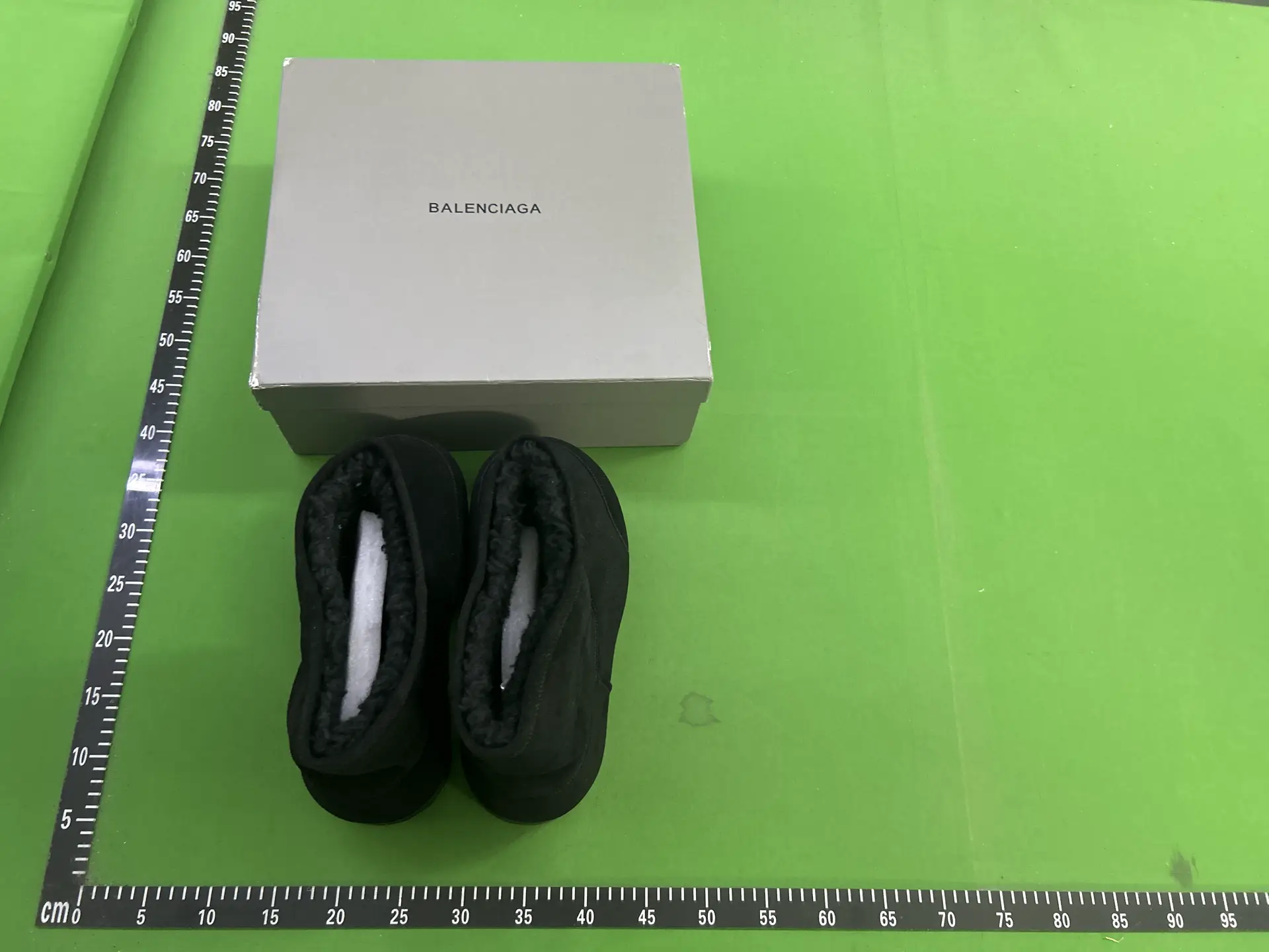 Balenciaga Black Shearling Boots