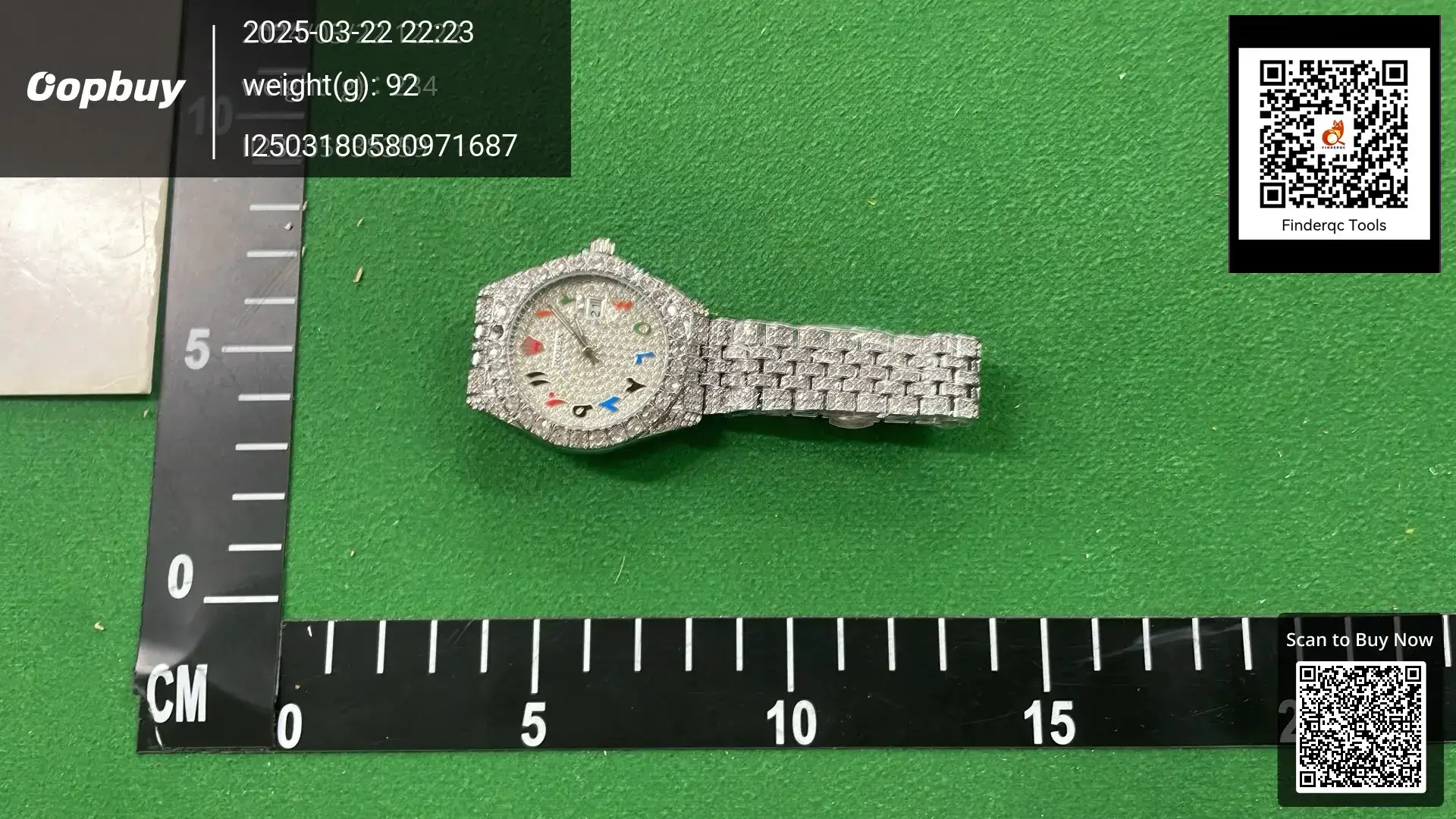 Lao Home Full Stone Arabian Log Quartz Watch Cross-Border Quartz Watch