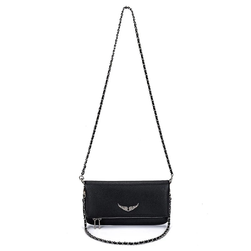 Zadig&Voltaire clutch bag with wings logo