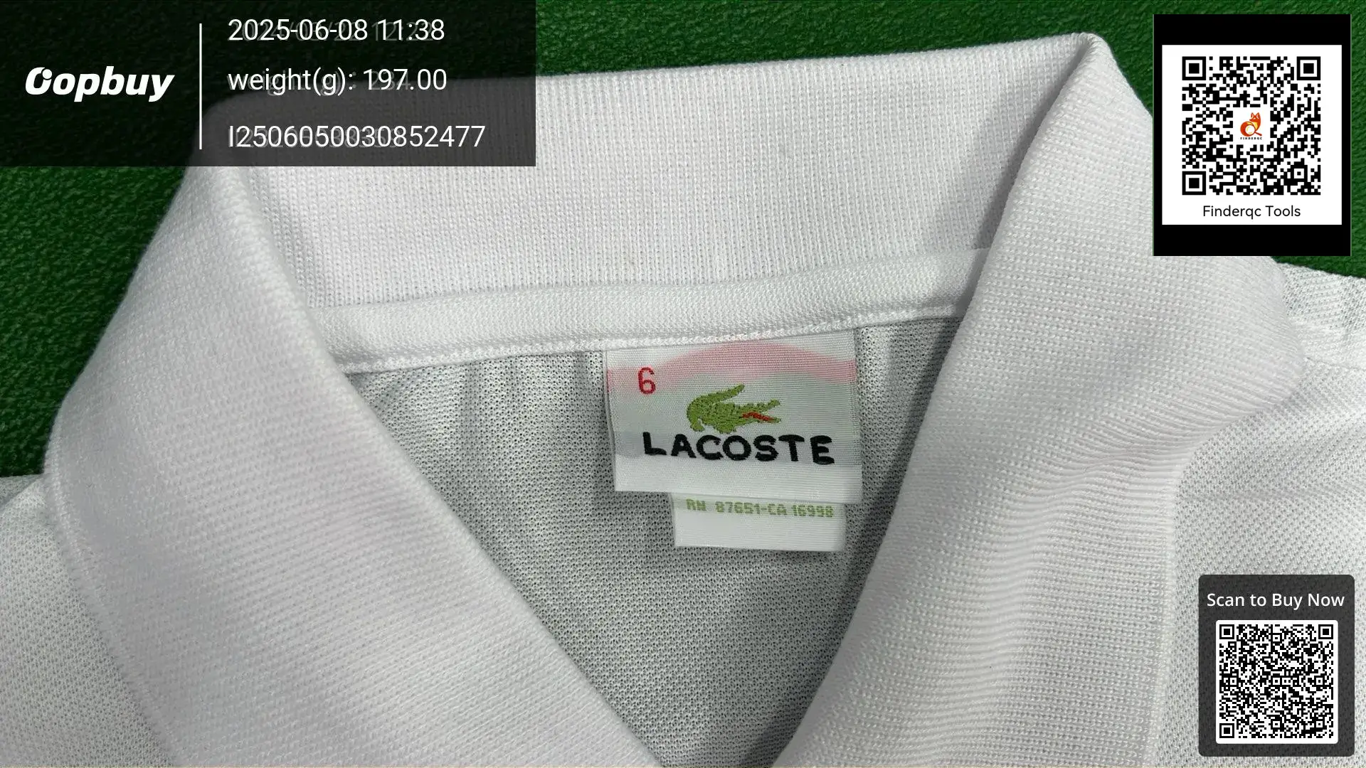 Lacoste Polo Shirt White