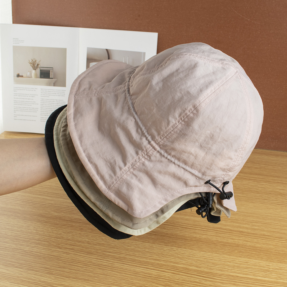 Fisherman Hat Women's Foldable Sun Protection Hat Outdoor Quick-Drying Lightweight Breathable Versatile Women's Sun Hat Fashion Basin Hat