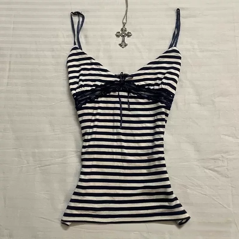Vest American-Style Trendy Tank Top, Fashionable and Sexy, Versatile, Slim-Fitting, Slimming Women's Short Camisole Top
