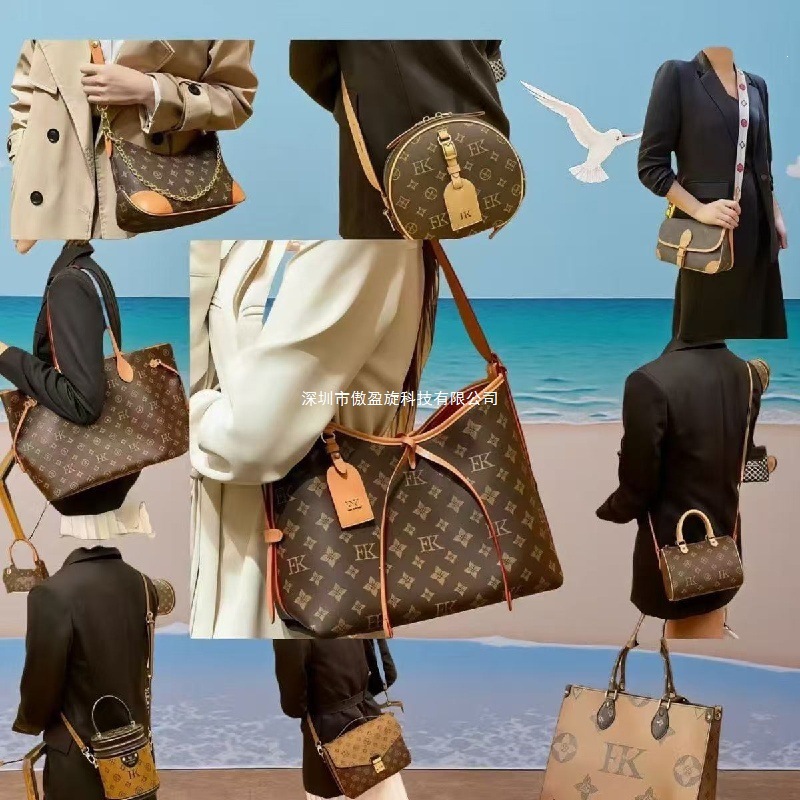 (Guangzhou Original Factory Leather in Stock) Lv Bags m Lv Women's Bags with Chip Version, Various Styles, Handbags and Crossbody Bags 2 Foto QC de 1688 na Qualit.ly