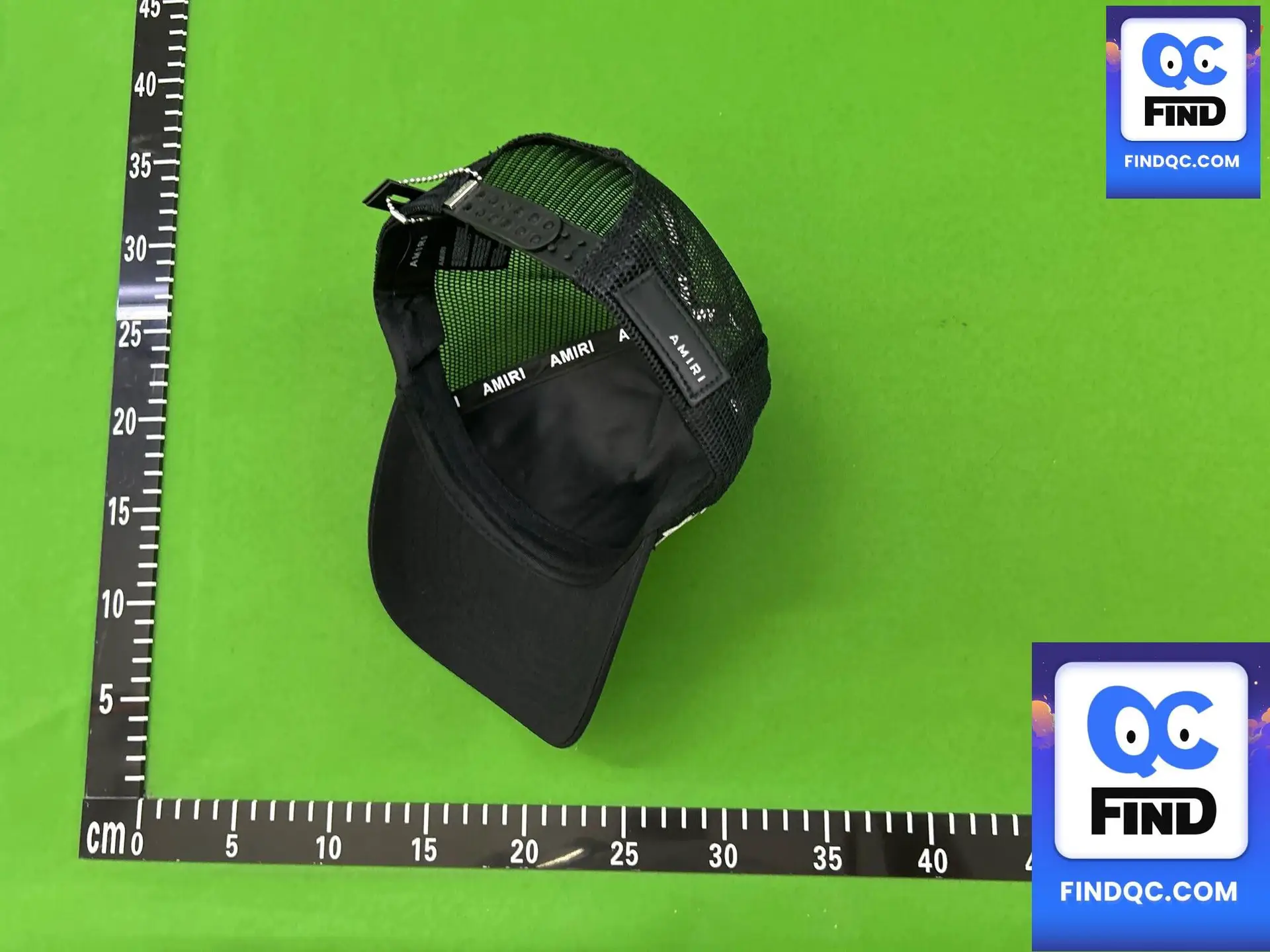 AMIRI black mesh baseball cap