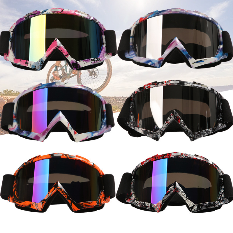Wholesale Outdoor Riding Goggles Off-Road Motorcycle Riding Windshield Goggles Ski Goggles for Men and Women Ski Equipment