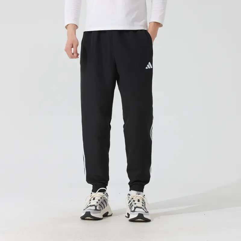 Adidas Genuine pants Men's Pants 2025 New arrival Three Stripes Casual Pants Black Men Quick-Drying Sports Pants