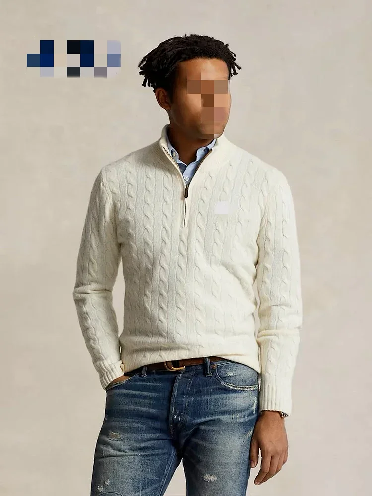 J.Press Cable Knit Half-Zip Sweater Foto QC da WEIDIAN su Qualit.ly