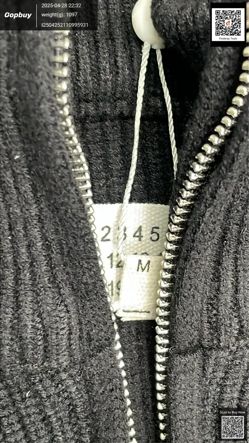 Margiela Style Margiela Stand-Up Collar Cardigan Knitwear Mm6 Knitwear Leather Zipper Heavy Outwear