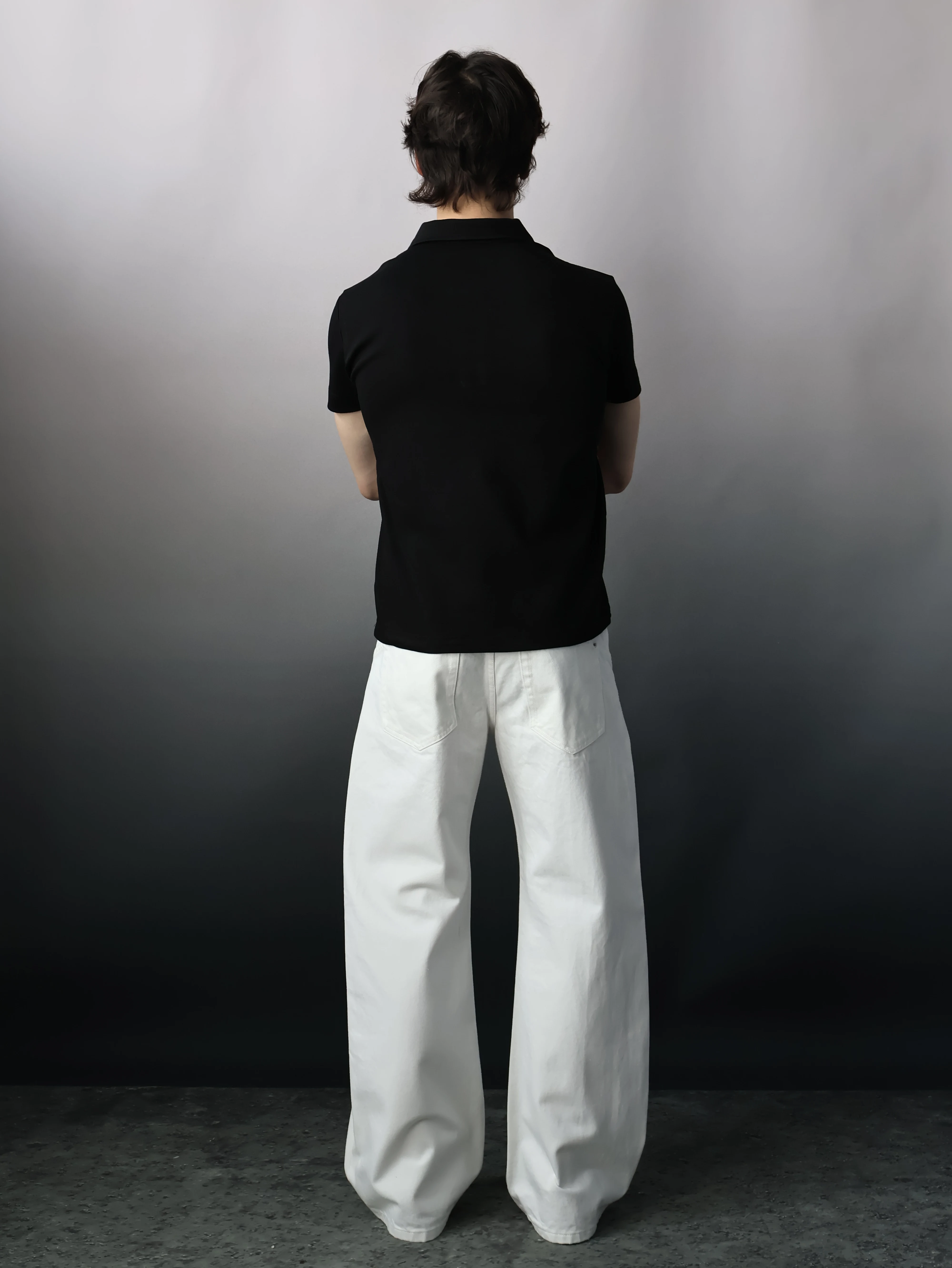 Fyredwrld Versatile Casual Simple Solid Color `Polo Shirt`