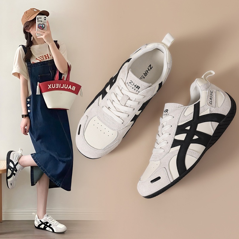 Zhr Retro Versatile German Training Shoes for Women 2026 Spring New Model Height-Increasing Lightweight Comfortable Wear-Resistant Women's Shoes