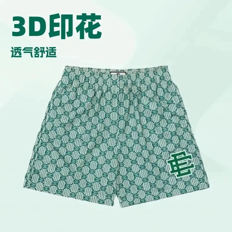 2024欧美式健身网眼短裤肌肉型男运动裤速卖通亚马逊跨境速干弹力